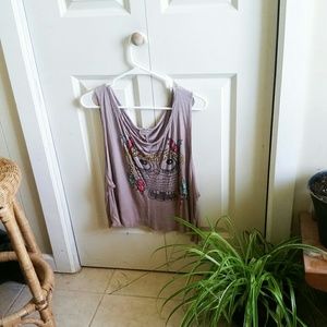 Owl Crop Top